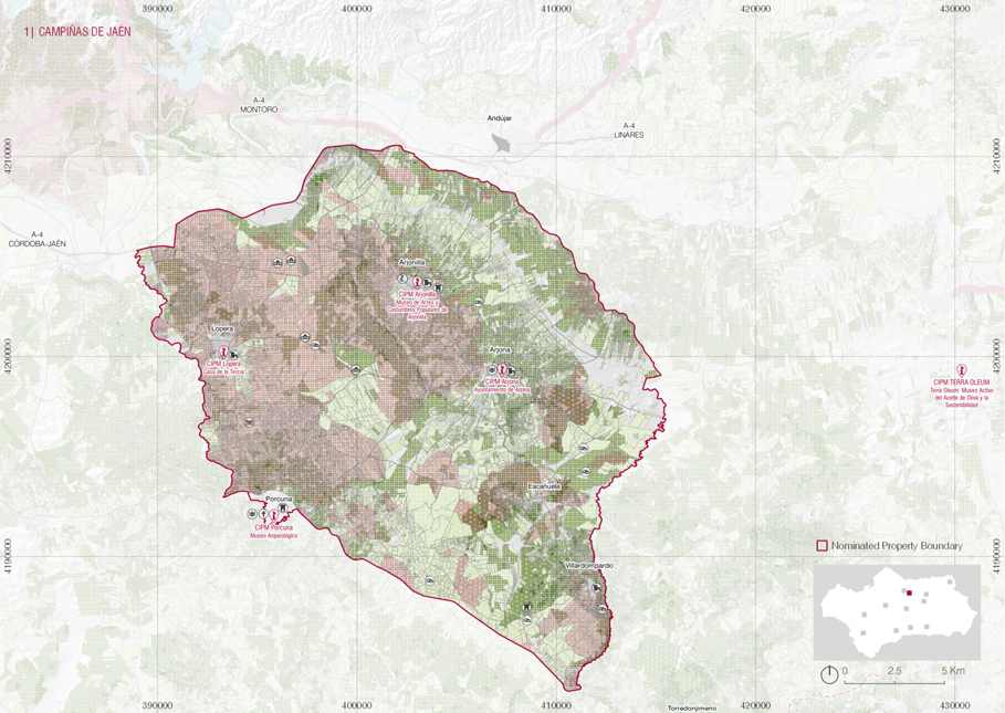 MAPA - CAMPIÑAS DE JAÉN