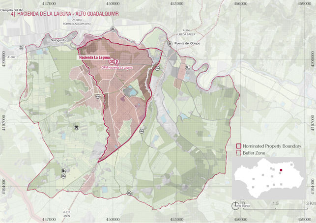 Mapa Paisaje Hacienda la Laguna
