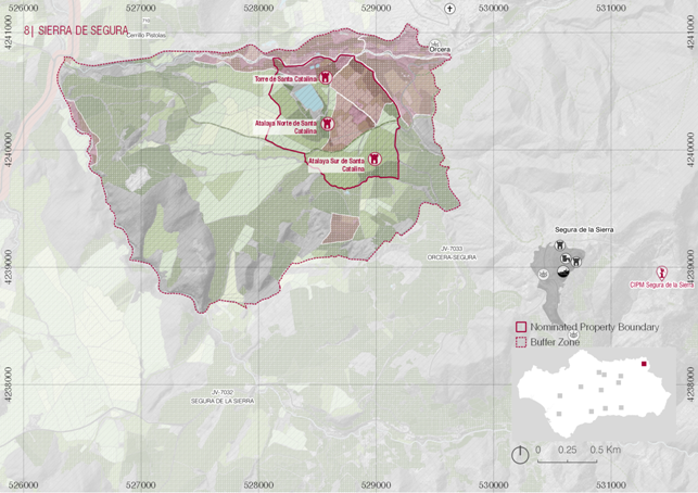 MAPA SIERRA DE SEGURA
